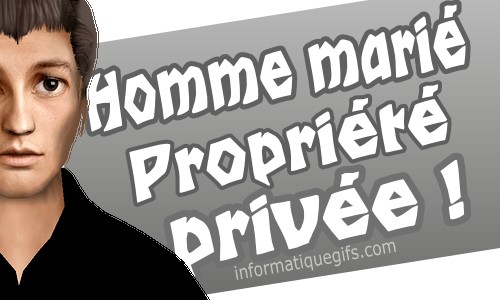 homme marié propriété privé