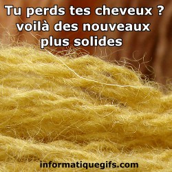 Des cheveux epais