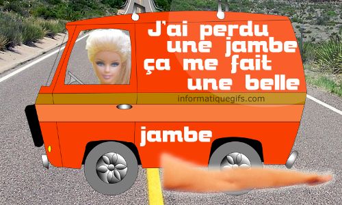 J'ai perdu une jambe