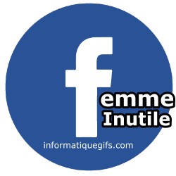 Le reseau social facebook logo rond