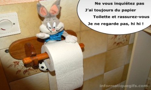 Humour distributeur unique de papier toilette