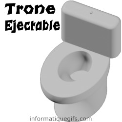 Trone de toilette