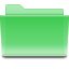 Icone dossier vert