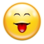 icone smiley tire la langue