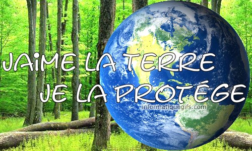 Une foret et planete protegee