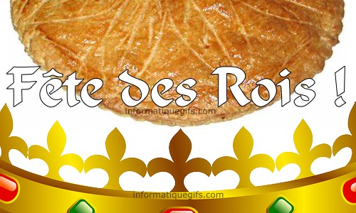 une galette et une couronne