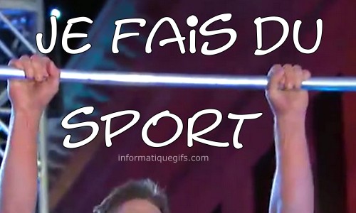 Je fais du sport