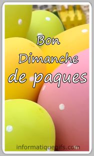 image bon dimanche de paques