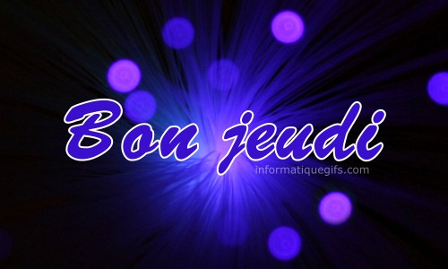 photo bon jeudi