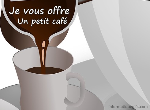 Image café boire un coup