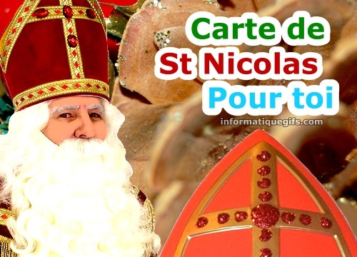 Carte de st nicolas pour toi