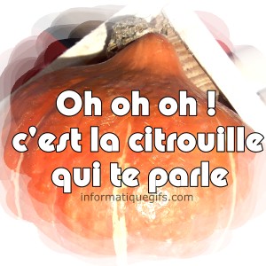 citrouille qui parle