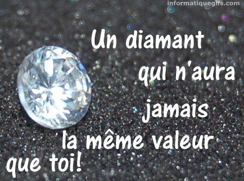 Un diamant brillant de bijou