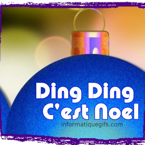 boule de noel bleue