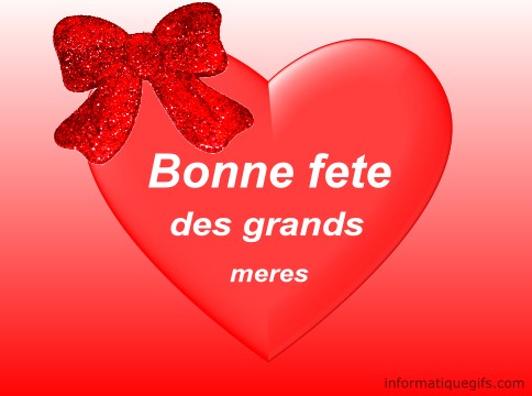 photo coeur bonne fete des grands meres