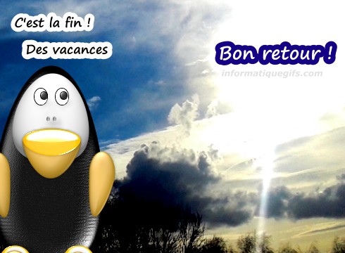 Image fin des vacances