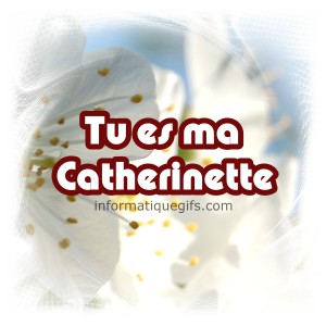 tu es ma catherinette