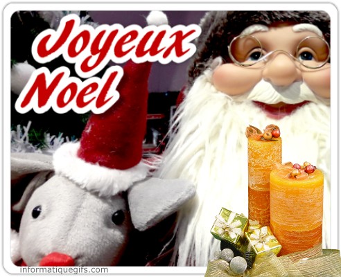 Image pere noel avec bougie et nounours