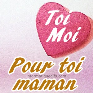 coeur pour toi maman