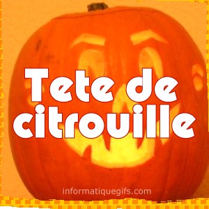 image tete de citrouille