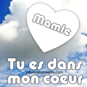 coeur avec tu es dans mon coeur