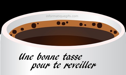 photo cafe avec tasse pour se reveiller