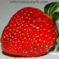 gif fraise fruit