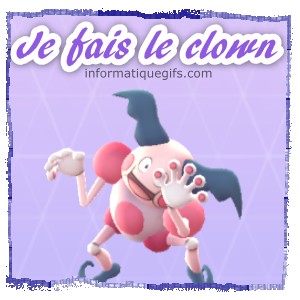 Image M. Mime qui fait le clown