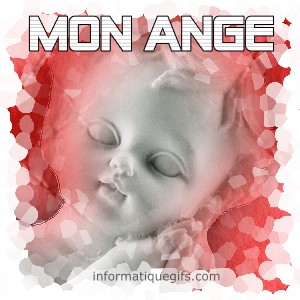 petit angelot blanc mon ange