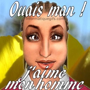 une femme qui aime son homme