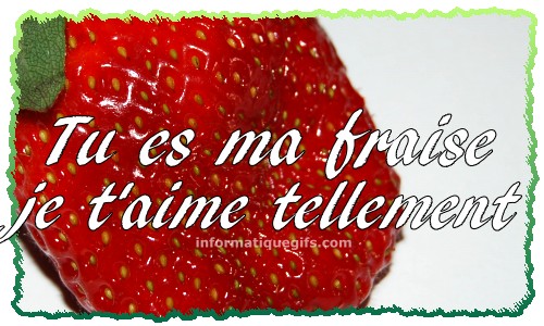 une grosse fraise du jardin