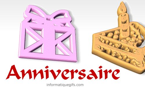 cadeau avec tarte et bougie