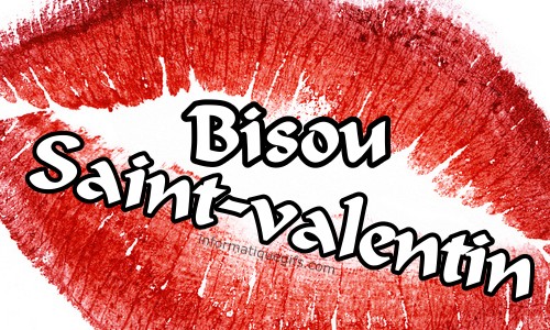 bisou saint valentin