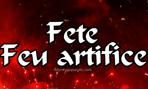 fete feu artifice