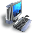 Image ordinateur avec clavier
