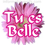 tu es belle