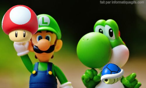 luigi et yoshi jeu mario