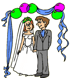Gif anime mariage couple qui se marie