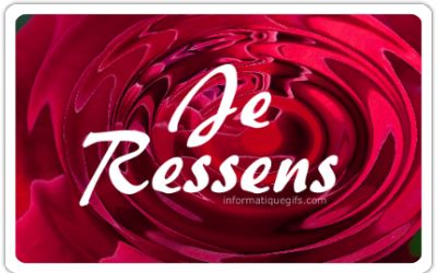 Je ressens ton amour