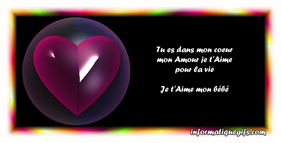 Carte postale coeur dans une bulle pour montrer son amour