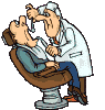 Gifs chirurgien dentiste qui soigne une dent