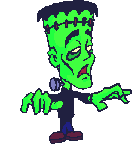 Gif anime Frankenstein monstre