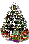Gifs sapin de noel avec cadeau