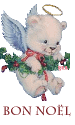 Gifs ange de noel scintillant