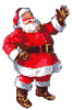 Gifs Pere Noel qui fait signe
