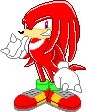 Animation gif Knuckles de Sonic