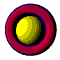 gif sphere ronde avec un anneau