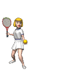 Une joueuse de tennis