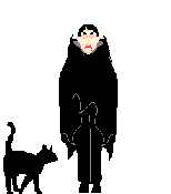Le vampire et son chat noir
